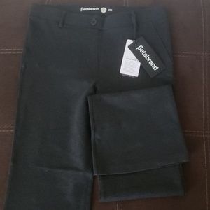 Grey Betabrand Yoga Dress Pant Medium boot cut